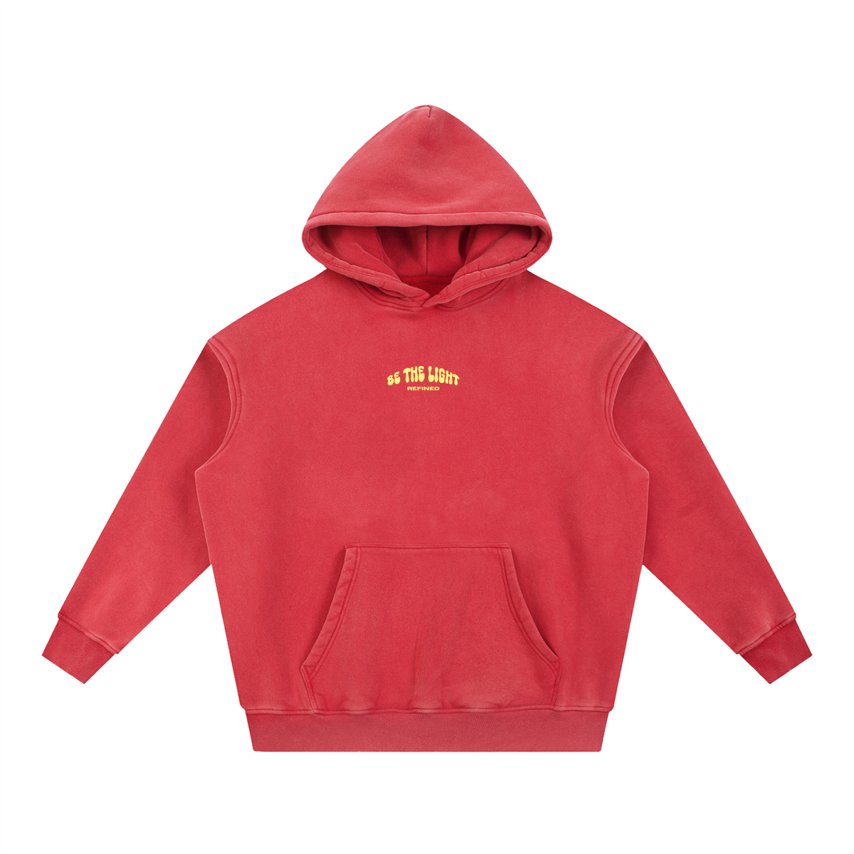 BE THE LIGHT Washed Fleece Oversize Hoodie