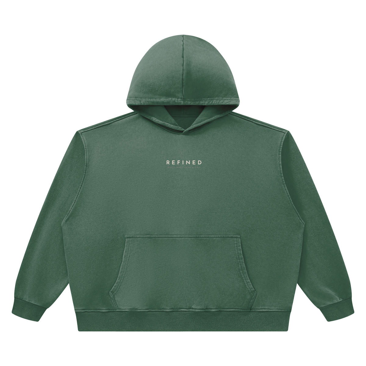 "REFINED" BLANK HOODIE