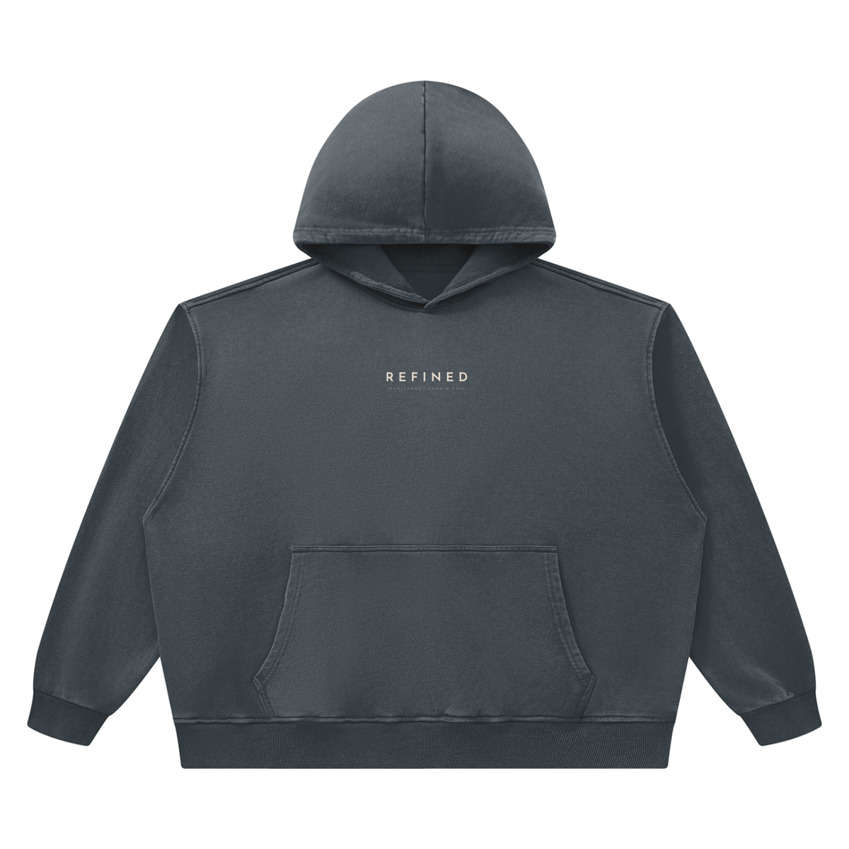 "REFINED" BLANK HOODIE