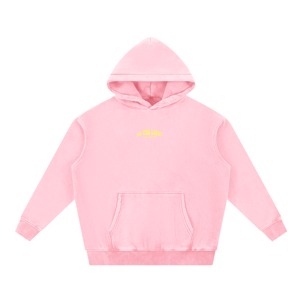 BE THE LIGHT Washed Fleece Oversize Hoodie