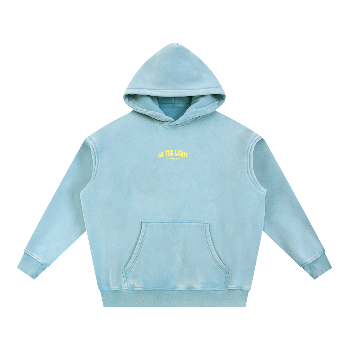 BE THE LIGHT Washed Fleece Oversize Hoodie