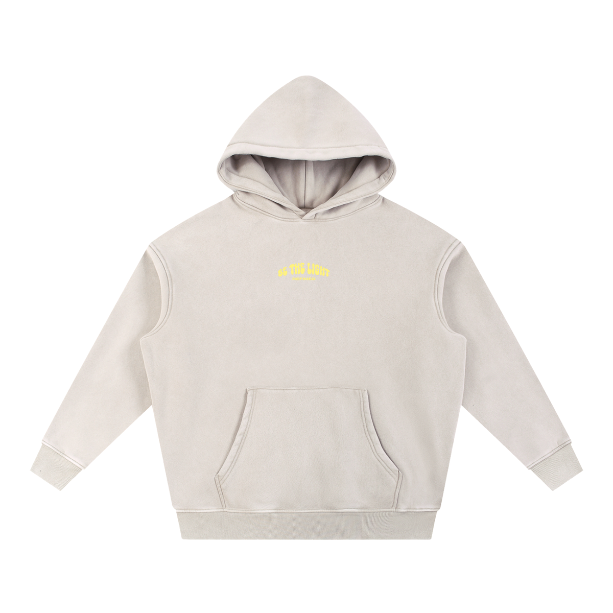 BE THE LIGHT Washed Fleece Oversize Hoodie