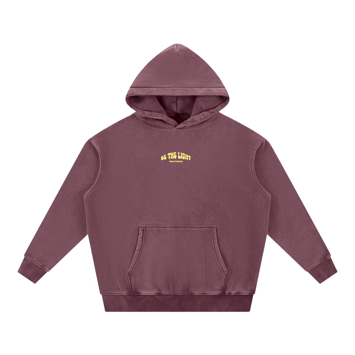 BE THE LIGHT Washed Fleece Oversize Hoodie